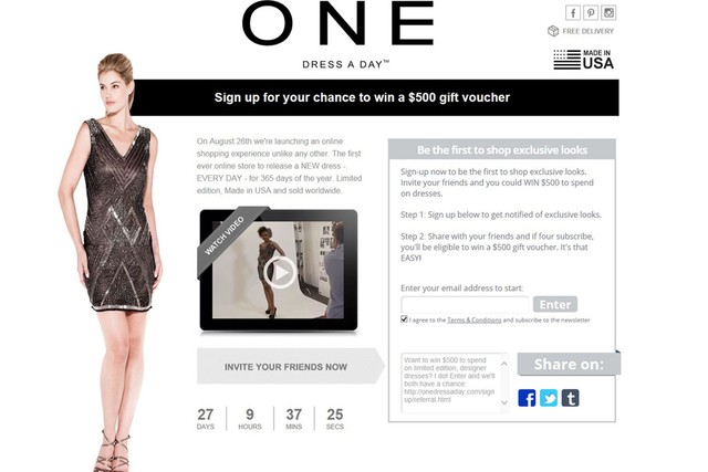 <!--:bg-->One Dress a Day – нова концепция за електронна търговия<!--:-->