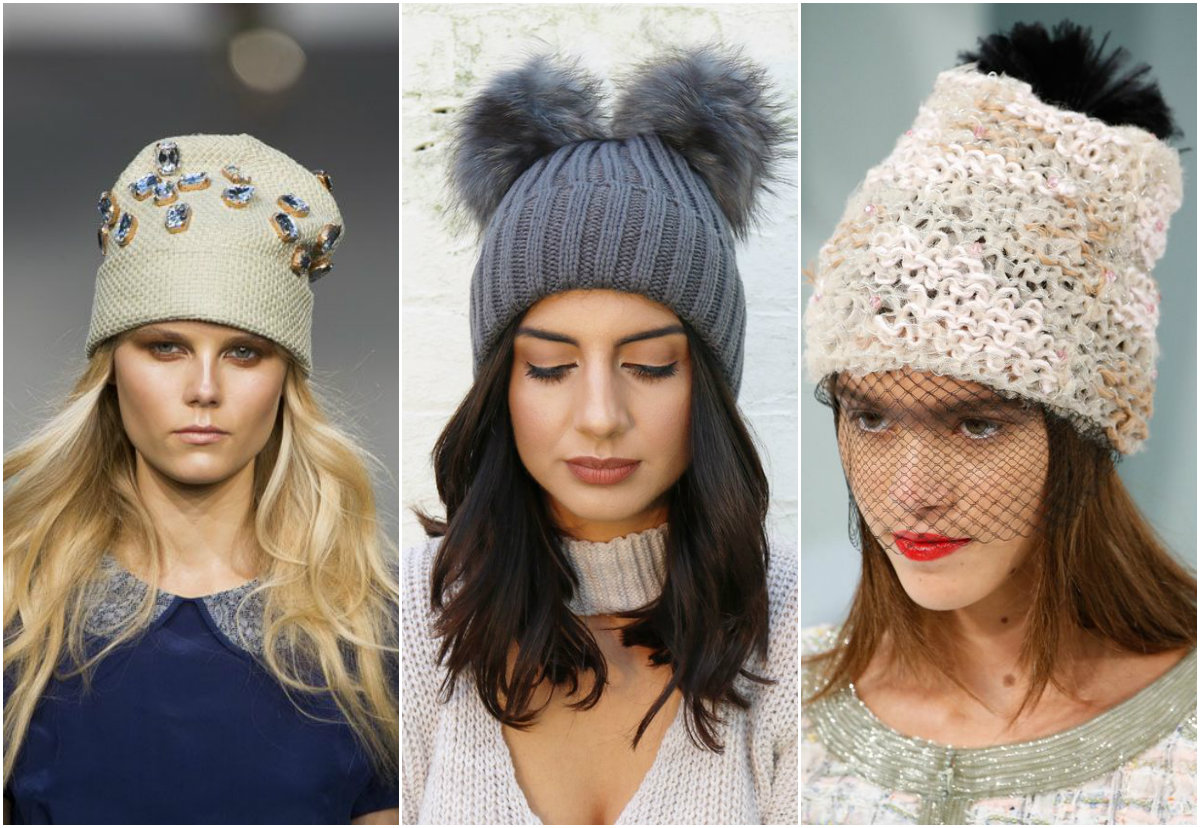 Как да носим плетена вълнена шапка?