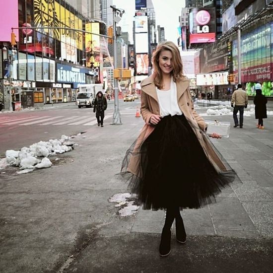 Полите от тюл и през зимата – едно (не)очаквано модно решение