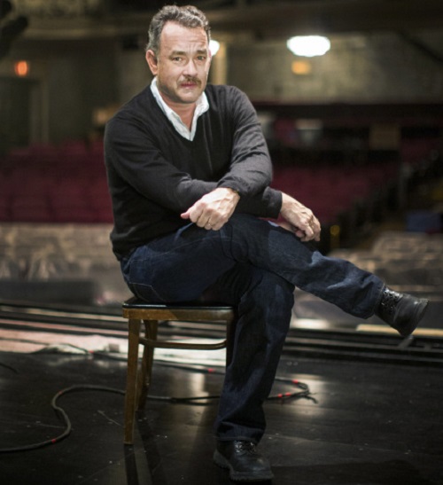 Tom Hanks is making his Broadway debut in "Lucky Guy," written by his friend Nora Ephron, who died last June.