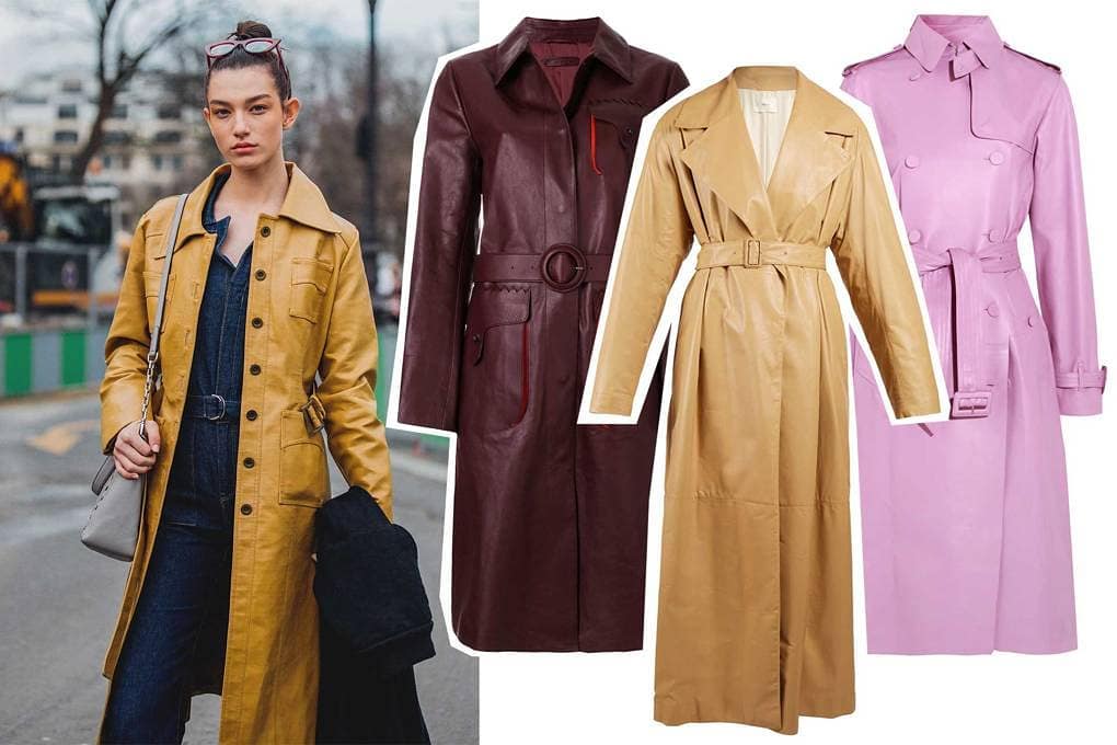 Коженият тренчкот – вечната дреха