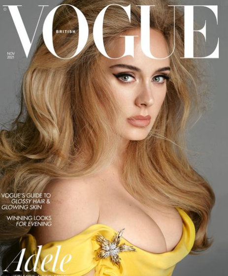 Снимка на деня: Адел на корицата на Vogue