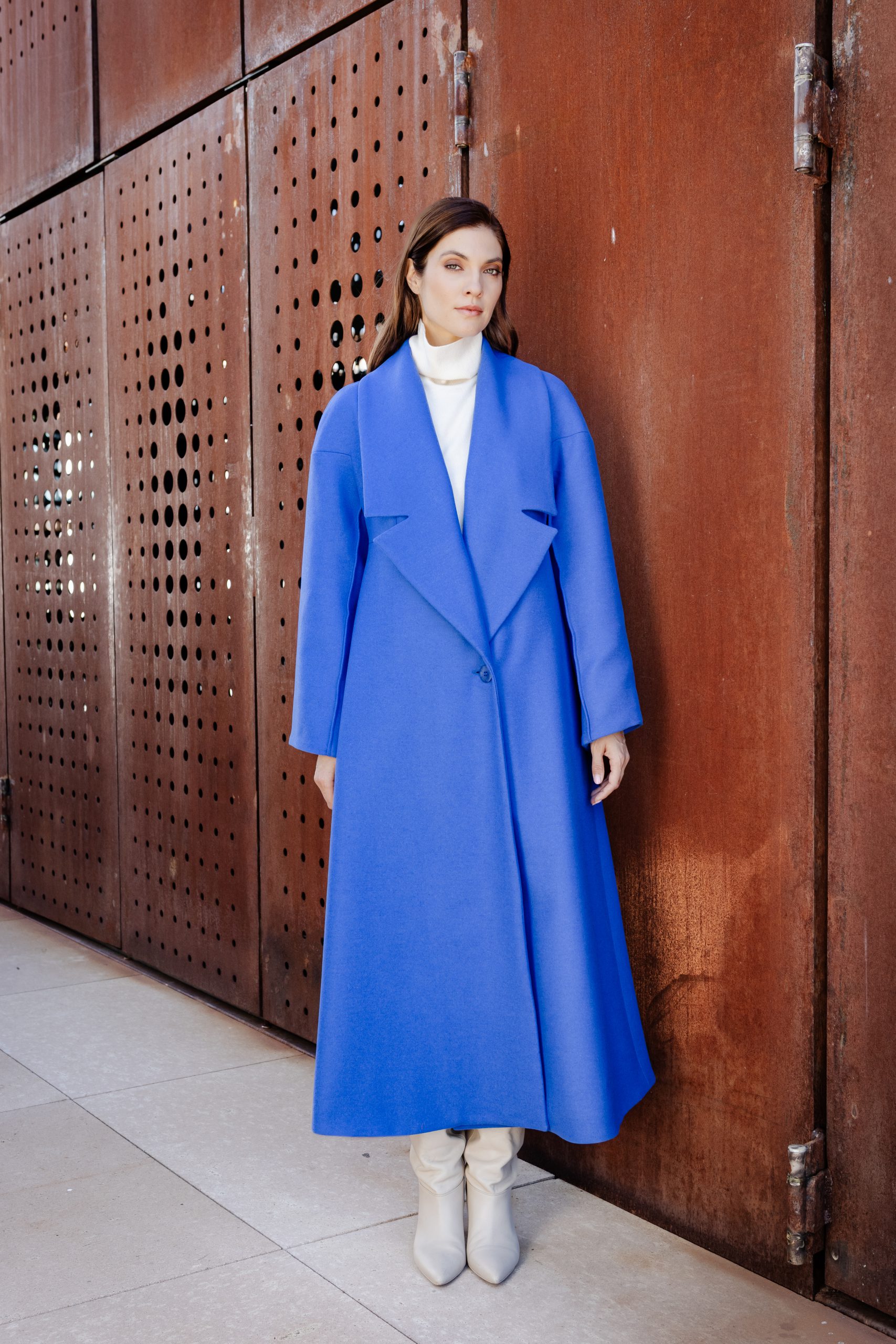 Ultramarine A-Silhouette Coat от Merlenne