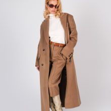 Wool Camel Coat от Merlenne