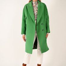 Oversized Green Wool Coat от Merlenne