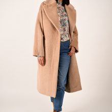 Oversize Alpaka Coat in Camel Color от Merlenne