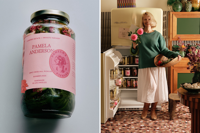 Памела Андерсън продава….краставички