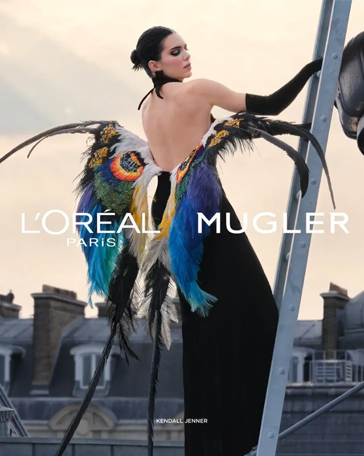 Кендъл Дженър е лице на гримовете Mugler x L’Oréal