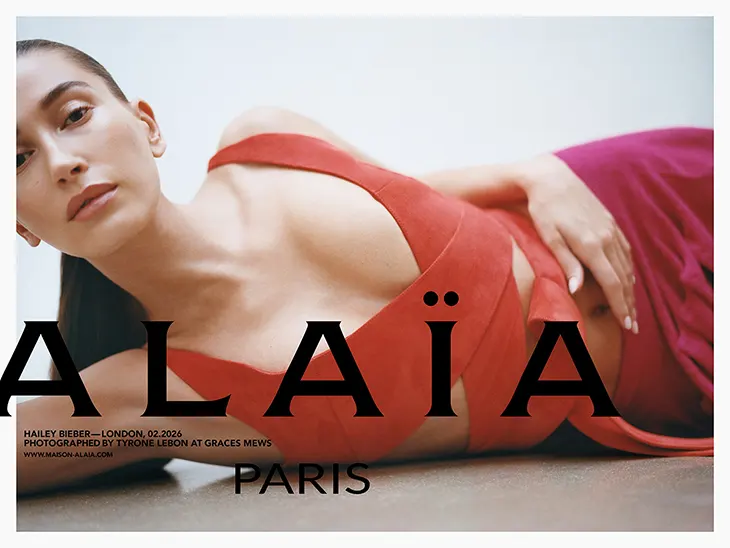 Alaïa и Хейли Бийбър в кампанията “Archetypes” за есен 2026