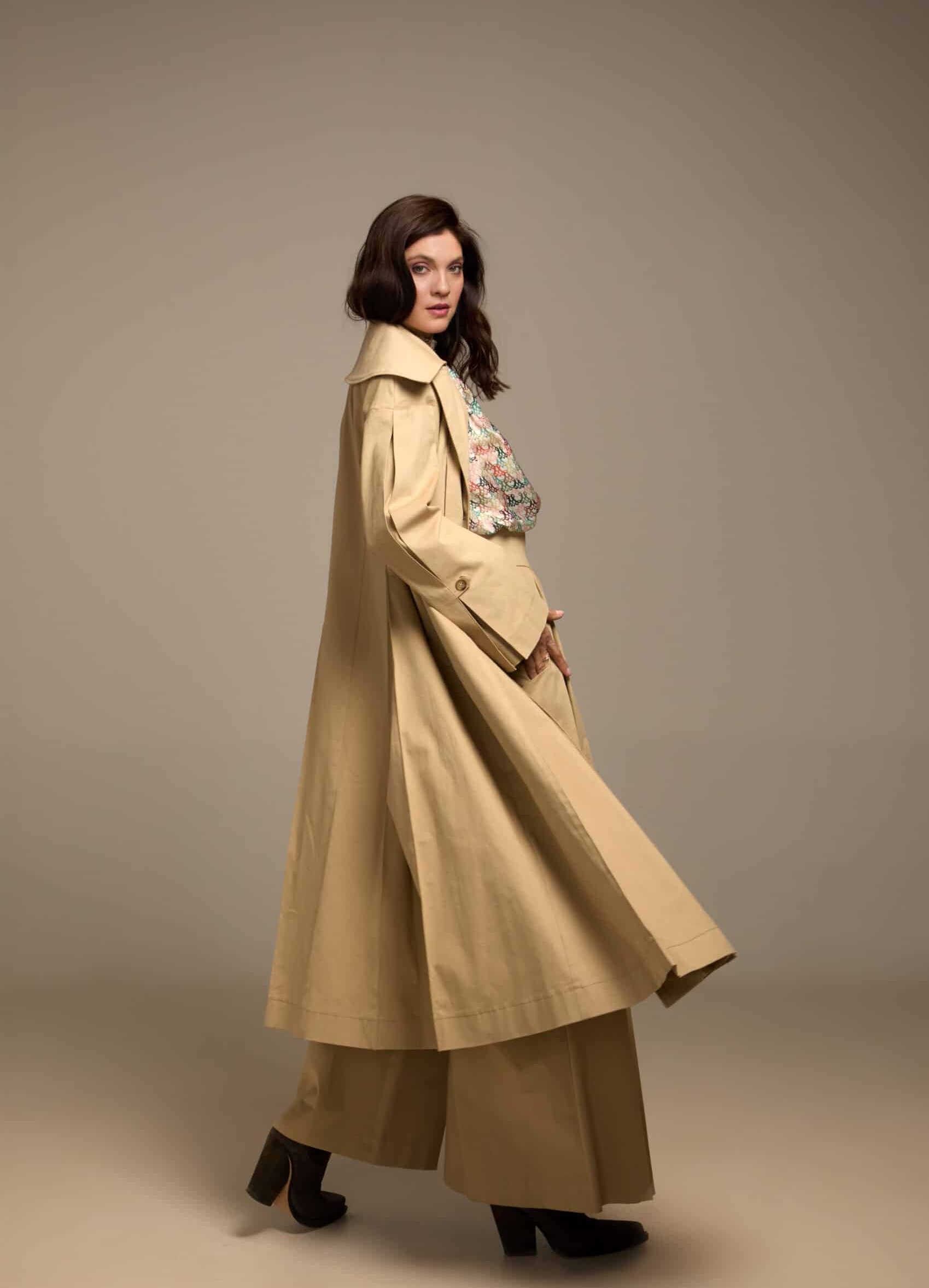 Pleated Trench от Merlenne